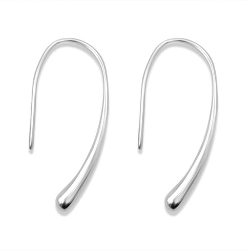 Zarkan Silver Hate Earrings For Women