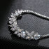 Hallmark Silver American Diamond Flower Bracelet