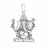 Zarkan 925 Silver Ganpati Bappa Pendant With Chain