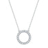 Hallmarked Silver Ring Love Pendant With Chain