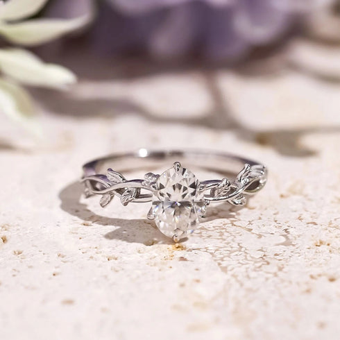 Hallmark Silver Everlasting Oval Cut Ring
