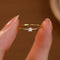 Hallmark Silver Simple Stylish Gold-plated Ring For Women's Daily
