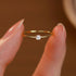 Hallmark Silver Simple Stylish Gold-plated Ring For Women's Daily