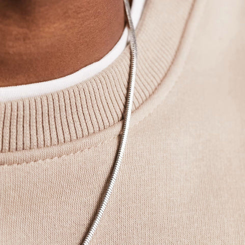 Hallmark Silver Minimal Men Snake Chain