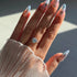 Hallmark Silver Blue Queen of Hearts Chain Ring