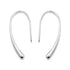 Zarkan Silver Hate Earrings For Women