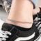 Hallmark Silver Rose Gold Plated Turquoise Stone Pair Anklet