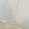 Hallmarked Silver Angel Heart Pendant With Chain