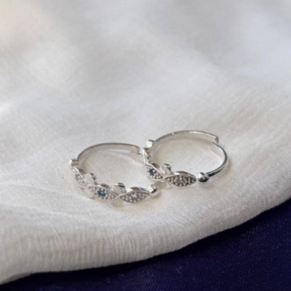 Elegant 925 Hallmark Silver Toe Ring – Handmade Craftsmanship