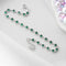 Hallmark Silver Little Green Heart Bracelet