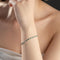 Hallmark Silver Little Green Heart Bracelet