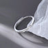 Hallmark Silver Minimal Rhinestone Cuff Ring