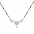 Zarkan 925 Silver Water Drop Mangalsutra