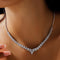 Hallmark Silver Gleam of Leaves Necklace Set
