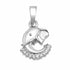 Zarkan 925 Silver Ganesha AD Pendant With Chain