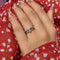 Zarkan Crown Heart American Diamond  925 Sterling Silver Ring