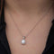 Hallmarked Silver Classic AD Pendant With Chain