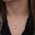 Hallmarked Silver Classic AD Pendant With Chain