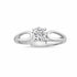 Beauty Of Minimal Sterling Silver Solitaire Ring