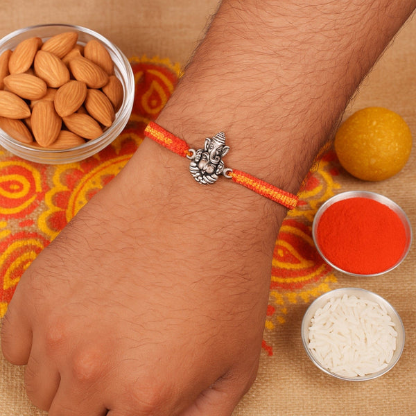 Hallmark Silver Lord Ganesha Rakhi