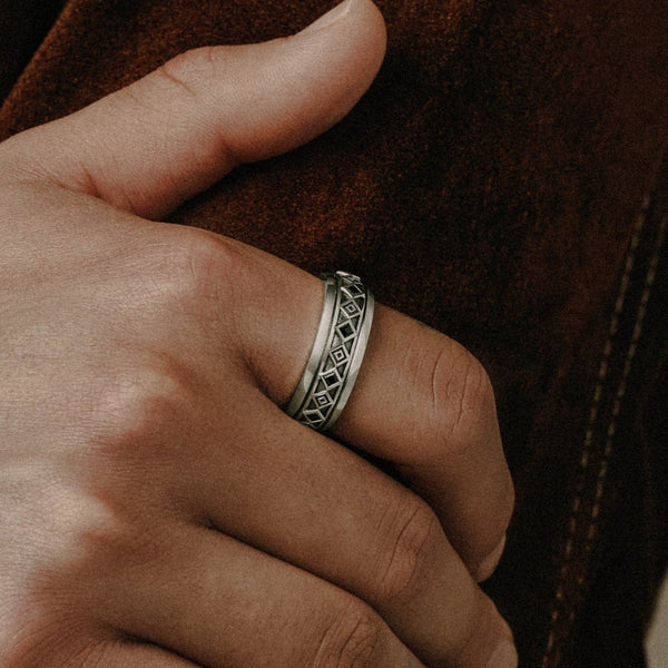 Hallmark Silver Array Mens Ring