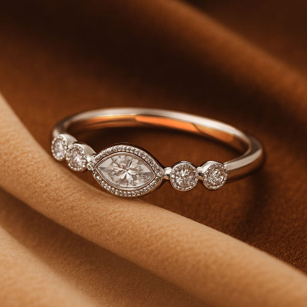 Zarkan Eye of Protection 925 Silver Ring For women