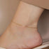 Hallmark Silver Snake Chain Gold Plated Anklet For Women Best For Gifting