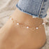 Hallmark Silver Minimalist Heart Anklet For Women
