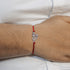 Zarkan Precious Silver OM Trishul Rakhi With Roli Chawal