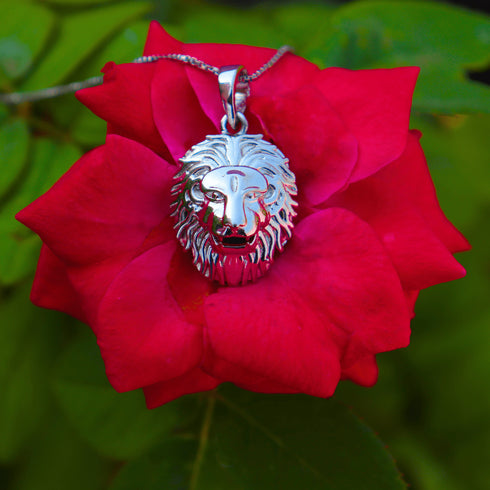 Zarkan 925 Silver Narasimha God Pendant With Chain