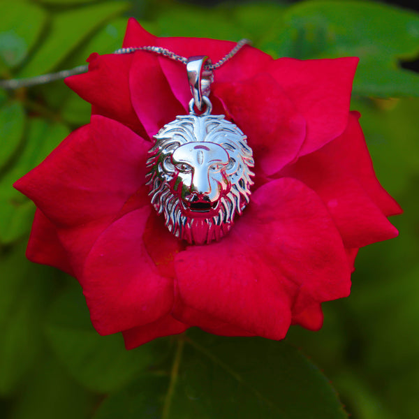 Zarkan 925 Silver Narasimha God Pendant With Chain