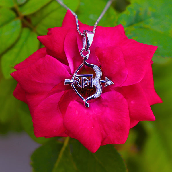 Zarkan Silver God Ram Pendant With Chain
