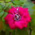 Zarkan 925 Silver Minimal OM Pendant With Box Chain
