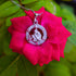 Zarkan Silver Radha Krishna Pendant With Chain