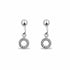 Zarkan 925 Diamond Barbell Fancy Dangle Earrings