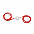Zarkan Surya Precious Silver Rakhi With Roli Chawal