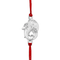 Zarkan Pure Silver Rakhi With Roli Chawal