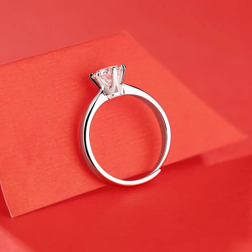 Zarkan Premium Solitaire 925 Silver Ring