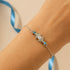 Zarkan Blue Bits of Bloom Silver Bracelet