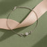 Zarkan 925 Sterling Silver Shining Heart Bracelet