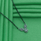Zarkan 925 Silver Link Water Drop Mangalsutra