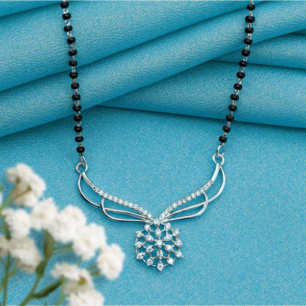 Zarkan 925 Silver Snow Sparkle Mangalsutra