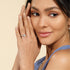 Zarkan Diamond Cut Heart 925 Sterling Silver RIng