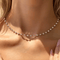 Hallmark Silver Minimal Party Wear Necklace