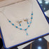 Hallmark Silver Elegance Ice Blue jewellery Set