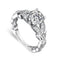 Zarkan Princes White Crown 925 Pure Sterling Silver Ring