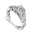 Zarkan Princes White Crown 925 Pure Sterling Silver Ring