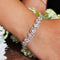 Zarkan 925 Silver Heart Link Bracelet