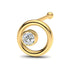 0.03 carats Diamond Nose Screw 18k Gold IGI Certification