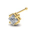 0.2 carats Diamond Nose Screw 18k Gold IGI Certification